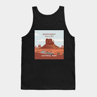 Monument Valley National Park Travel Sticker Tank Top